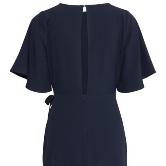 Ichi navy dress with open back - Picture 3 of 3